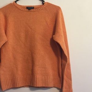 Land’s End orange sweater